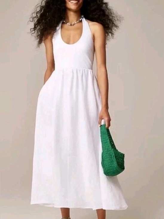 J. Crew Dresses & Skirts - NWT J.Crew linen halter mixy dress